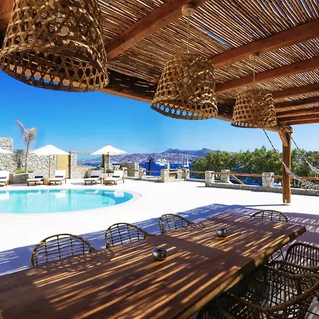Extravagant Mykonos - 8 Bedrooms - Anisia - Stunning Sea Views - Kanalia Glastros (Mykonos)